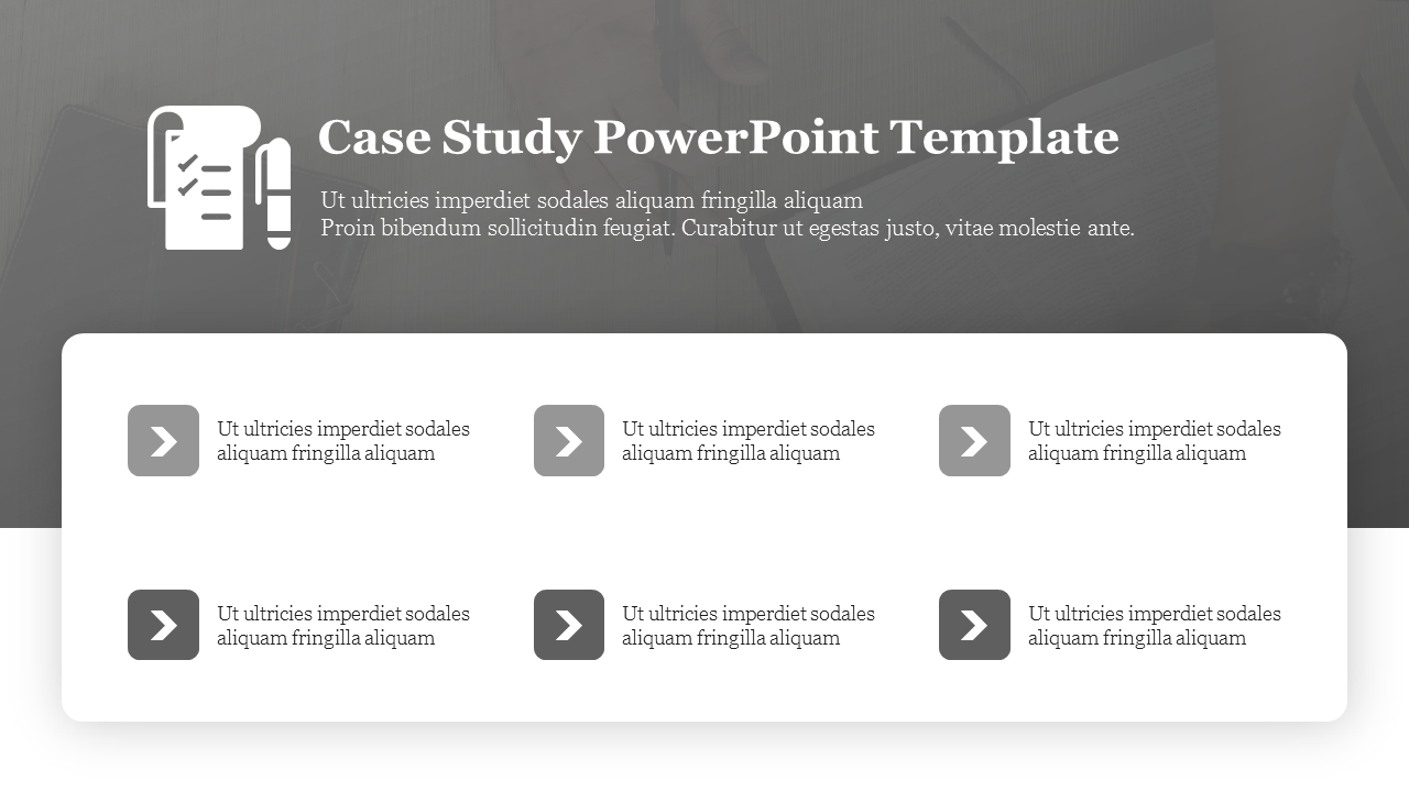 Case Study PowerPoint Template-6-Gray